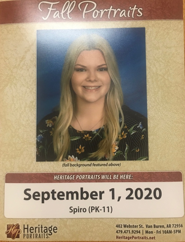 SCHOOL/SENIOR PICS SCHEDULE INFO