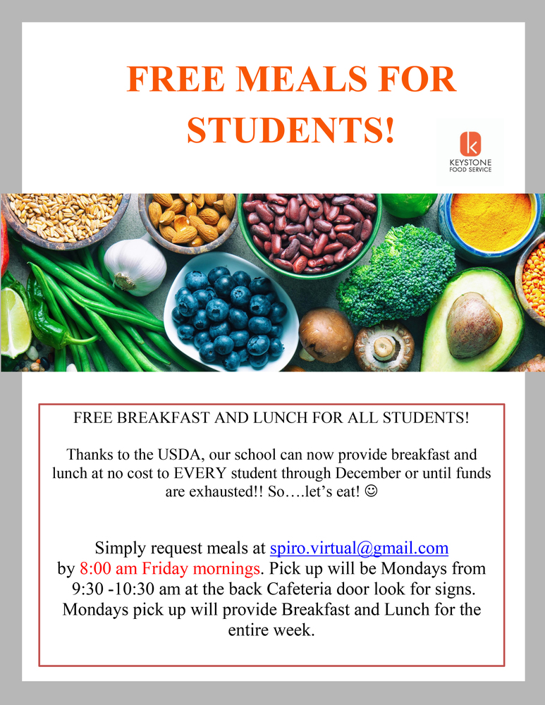 FREE MEALS FOR STUDENTS