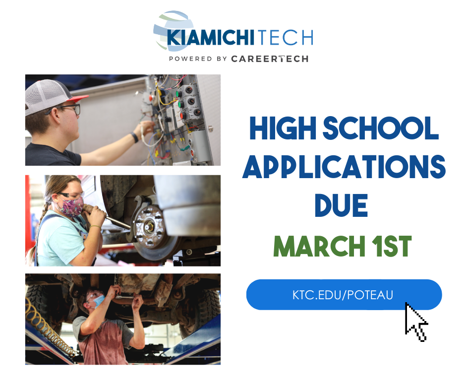 APPLICATION DEADLINE FOR KIAMICHI TECH
