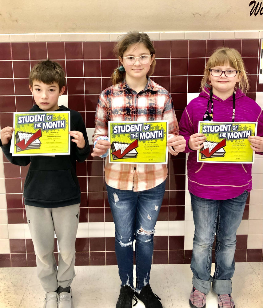 SPIRO UE NOVEMBER STUDENTS OF THE MONTH