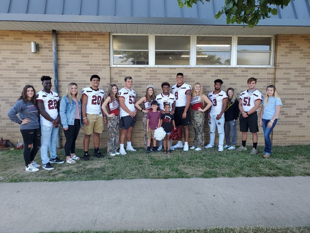 FOOTBALL HOMECOMING COURT 2019