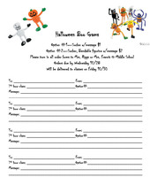 HALLOWEEN BOO GRAMS